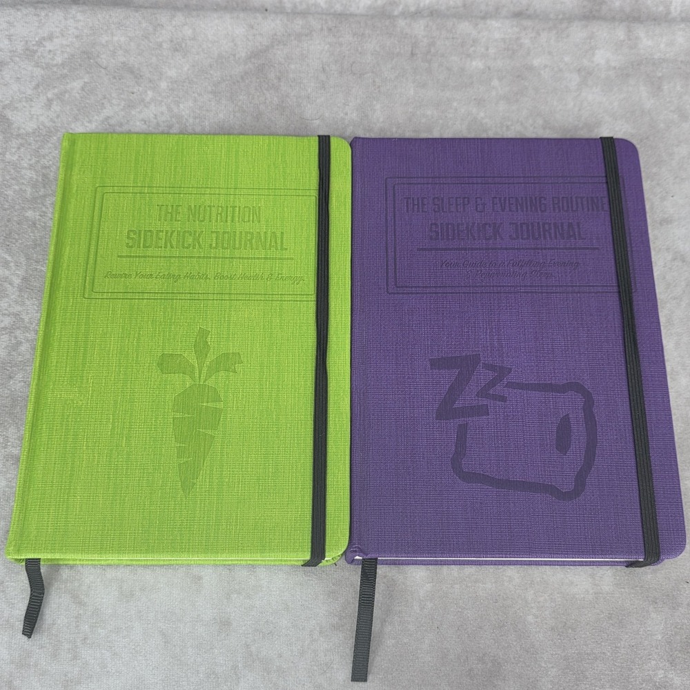 HABIT NEST Transformation Journals Set Of 2 Nutrition Sleep & Evening Routine
